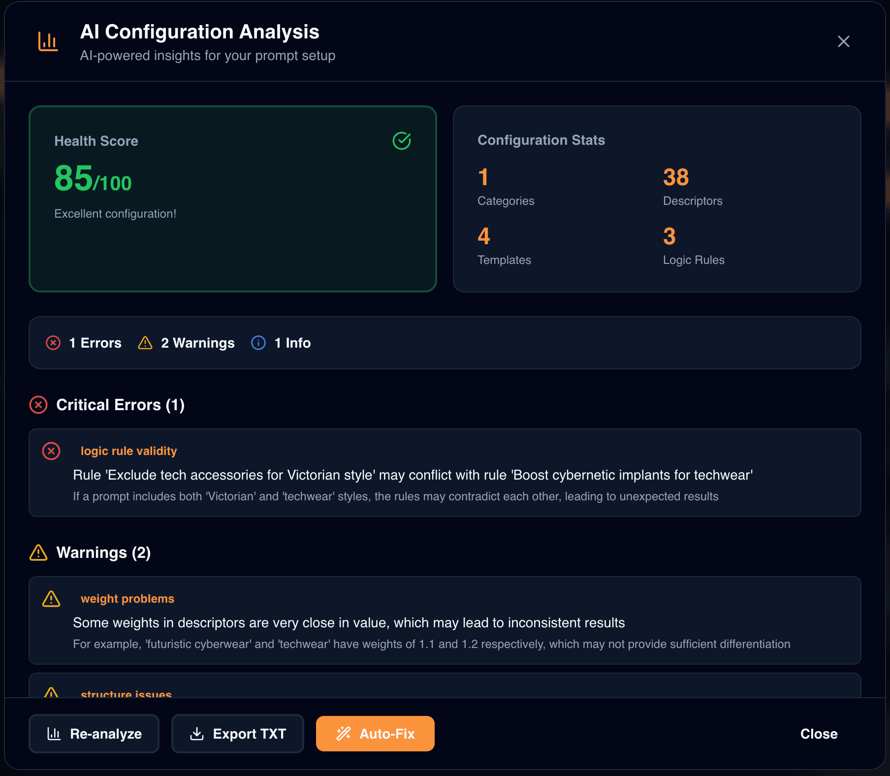 Configuration Analyzer